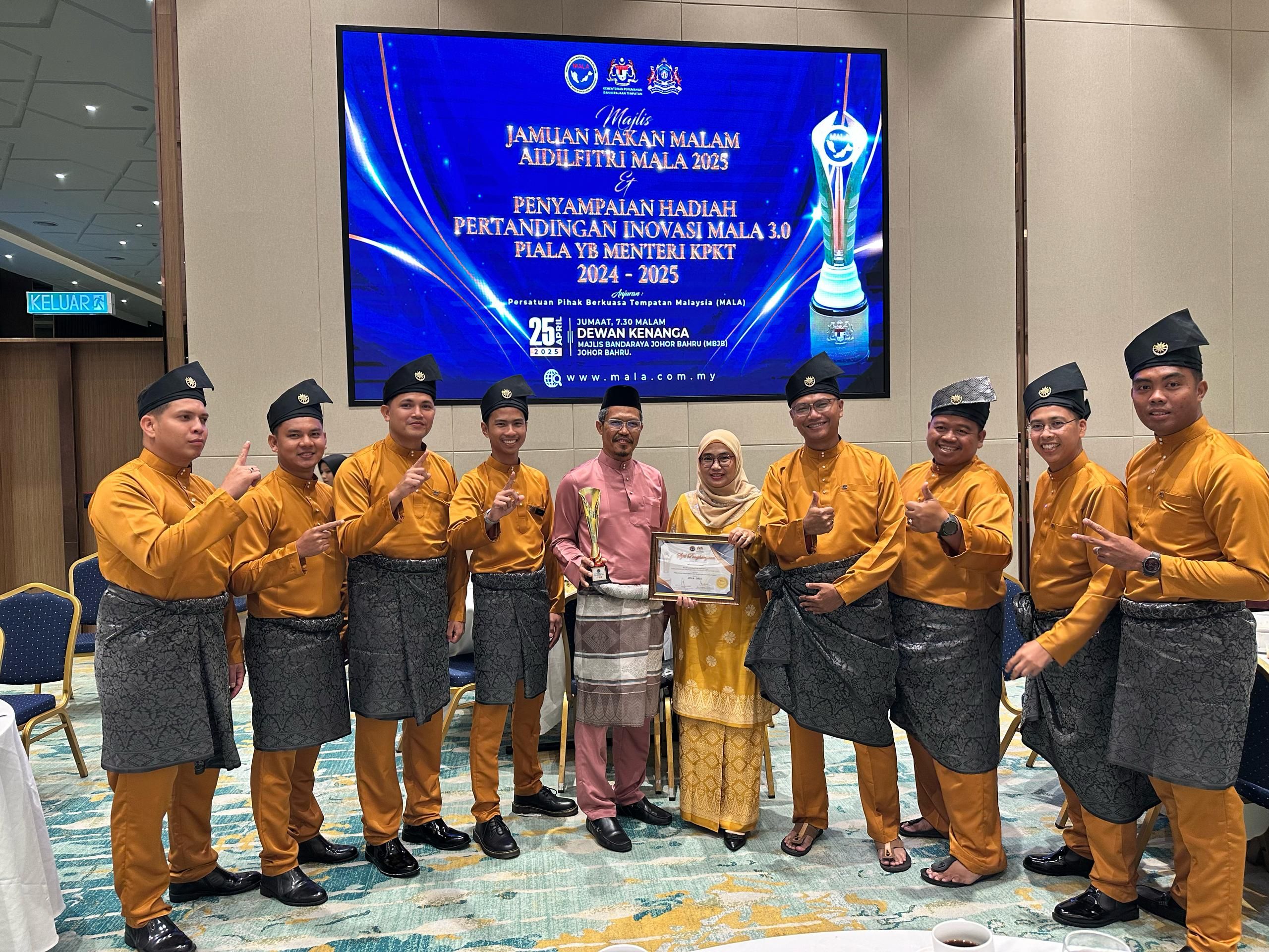 PERTANDINGAN AKHIR INOVASI MALA 3.0: PIALA YB MENTERI KPKT TAHUN  2024-2025
